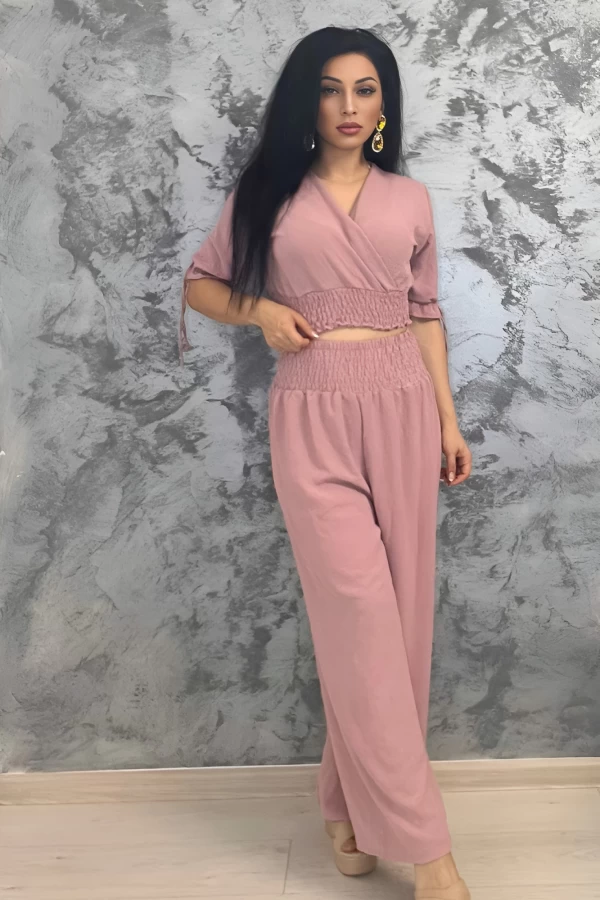 Damens Set 12580 Pink Kikiriki