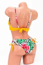 Frauenbadeanzug, 2 Stücke H08-1 Orange-Leopard | Meina