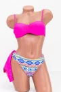 Badeanzug der Frauen, 3 Stücke H22 Fuchsia Meina