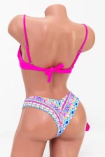 Badeanzug der Frauen, 3 Stücke H22 Fuchsia Meina