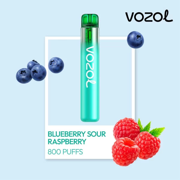 Einwegelektronischer Shisha Neon800 Blueberry Sour Raspberry | Vozol
