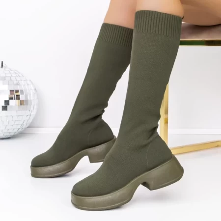 Frauen 3B11 -Stiefel grün Mei