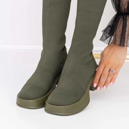 Frauen 3B11 -Stiefel grün Mei
