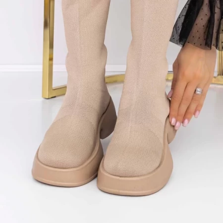 Frauen 3b11 Boots Beige Mei