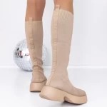 Frauen 3b11 Boots Beige Mei