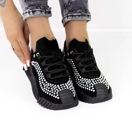 Frauen 3WL9 Sportschuhe Black-Biała | Mei