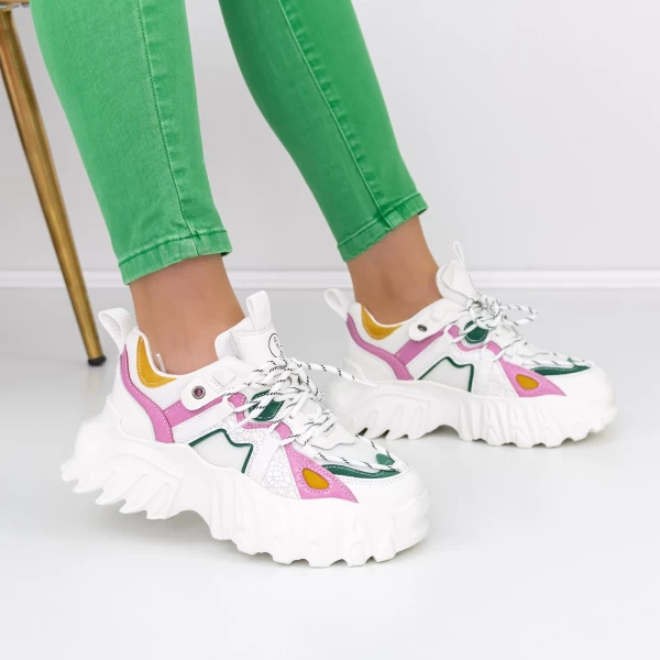 Sportschuhe auf der 2311 Pink -Plattform Mei