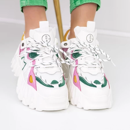 Sportschuhe auf der 2311 Pink -Plattform Mei