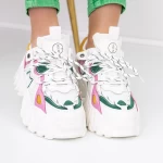 Sportschuhe auf der 2311 Pink -Plattform Mei