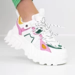 Sportschuhe auf der 2311 Pink -Plattform Mei