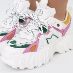Sportschuhe auf der 2311 Pink -Plattform Mei