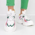 Sportschuhe auf der 2311 Pink -Plattform Mei
