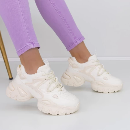 Sportschuhe auf der Plattform 2023-12 Beige | Mei