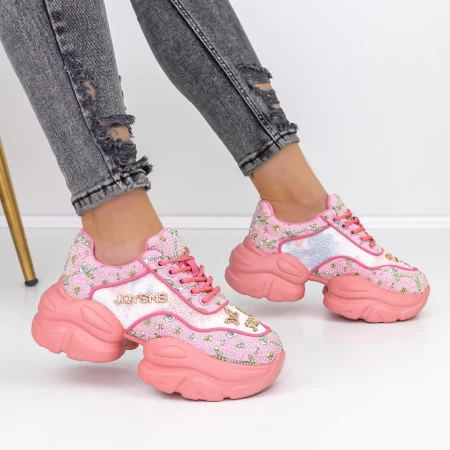 Sportschuhe auf der 667 rosa Plattform Mei