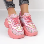 Sportschuhe auf der 667 rosa Plattform Mei