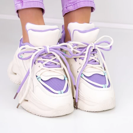 Sportschuhe auf der 2150 lila Plattform Mei