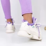 Sportschuhe auf der 2150 lila Plattform Mei