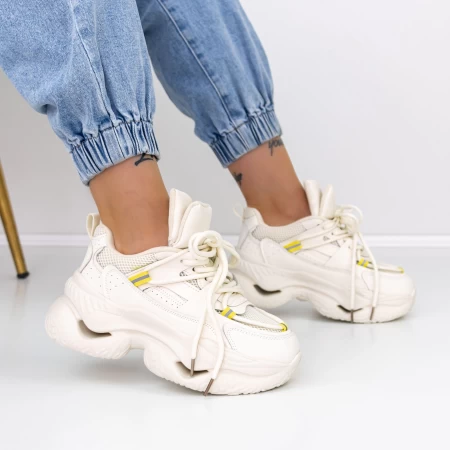 Sportschuhe auf der 2150 beige Plattform Mei