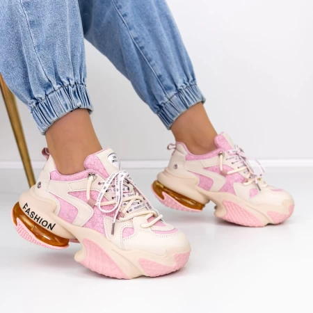 Sportschuhe auf der Pinkplattform B99915-1 Mei