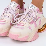 Sportschuhe auf der Pinkplattform B99915-1 Mei