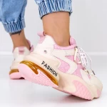 Sportschuhe auf der Pinkplattform B99915-1 Mei
