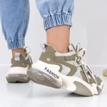Sportschuhe auf der Plattform B99915-1 Grau | Mei