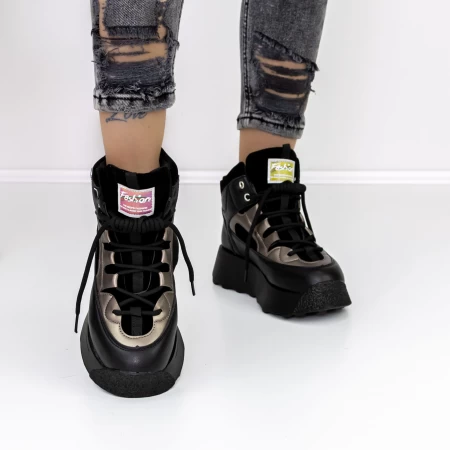 3WL11 Black Stiefel Mei