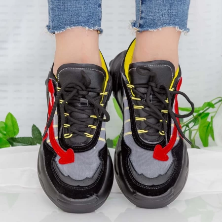 Sportschuhe auf der 196 PSDP schwarzen Plattform Mei
