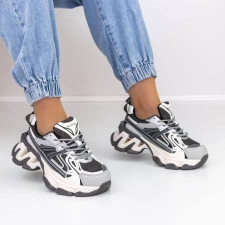 Frauen Sportschuhe 088-2 Grau Mei