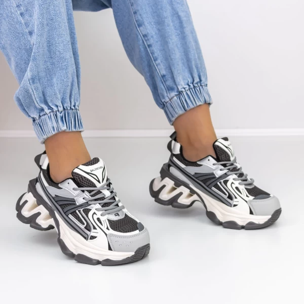 Frauen Sportschuhe 088-2 Grau Mei