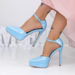 Dünne Absätze und 3xkk9 blaue Schuhe Mei