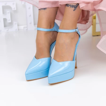 Dünne Absätze und 3xkk9 blaue Schuhe Mei