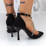 Szpilki 3xkk15 Black | Mei
