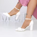 Dicke High Heels 3xkk18 Weiß Mei
