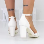 Dicke High Heels 3xkk18 Weiß Mei