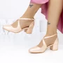 Dicke High Heels 2yxd30 Champagner | Mei