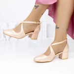 Dicke High Heels 2yxd30 Champagner | Mei