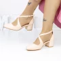 2yxd30 Dicke Absätze leicht Beige Mei