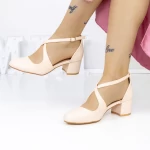 2yxd30 Dicke Absätze leicht Beige Mei