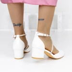 Dicke High Heels 2yxd62 Weiß | Mei