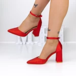 Dicke High Heels 2yxd67 rot Mei
