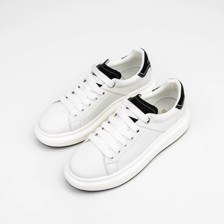 Herren Sportschuhe 8632 Weißschwarz Franco Gerardo