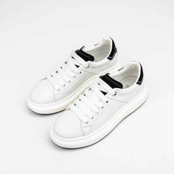 Herren Sportschuhe 8632 Weißschwarz Franco Gerardo