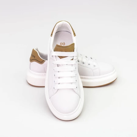 Herren-Sportschuhe 8632 Weiß-gelb | Franco Gerardo