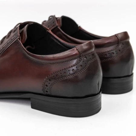 Herrenschuhe 003-A036 Wiśniowy | Eldemas