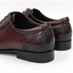 Herrenschuhe 003-A036 Wiśniowy | Eldemas