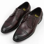 Herrenschuhe 003-A036 Wiśniowy | Eldemas