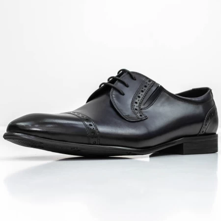Herrenschuhe 003-A036 Blau Eldemas