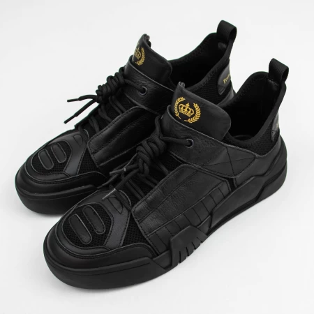Herren Sportschuhe 5199 Schwarz Franco Gerardo