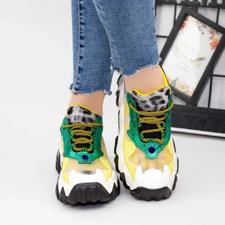 Sportschuhe auf der SZ236 -Plattform Gelb Mei